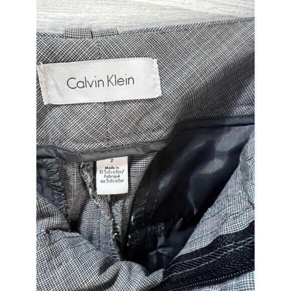 CALVIN KLEIN Cigarette Pants‎ Slim Fit Size 2 NWOT - Picture 5 of 8